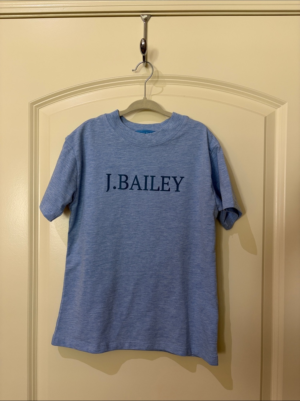 YOUTH J. Bailey Kids' Short Sleeve Logo Tee - Light Blue